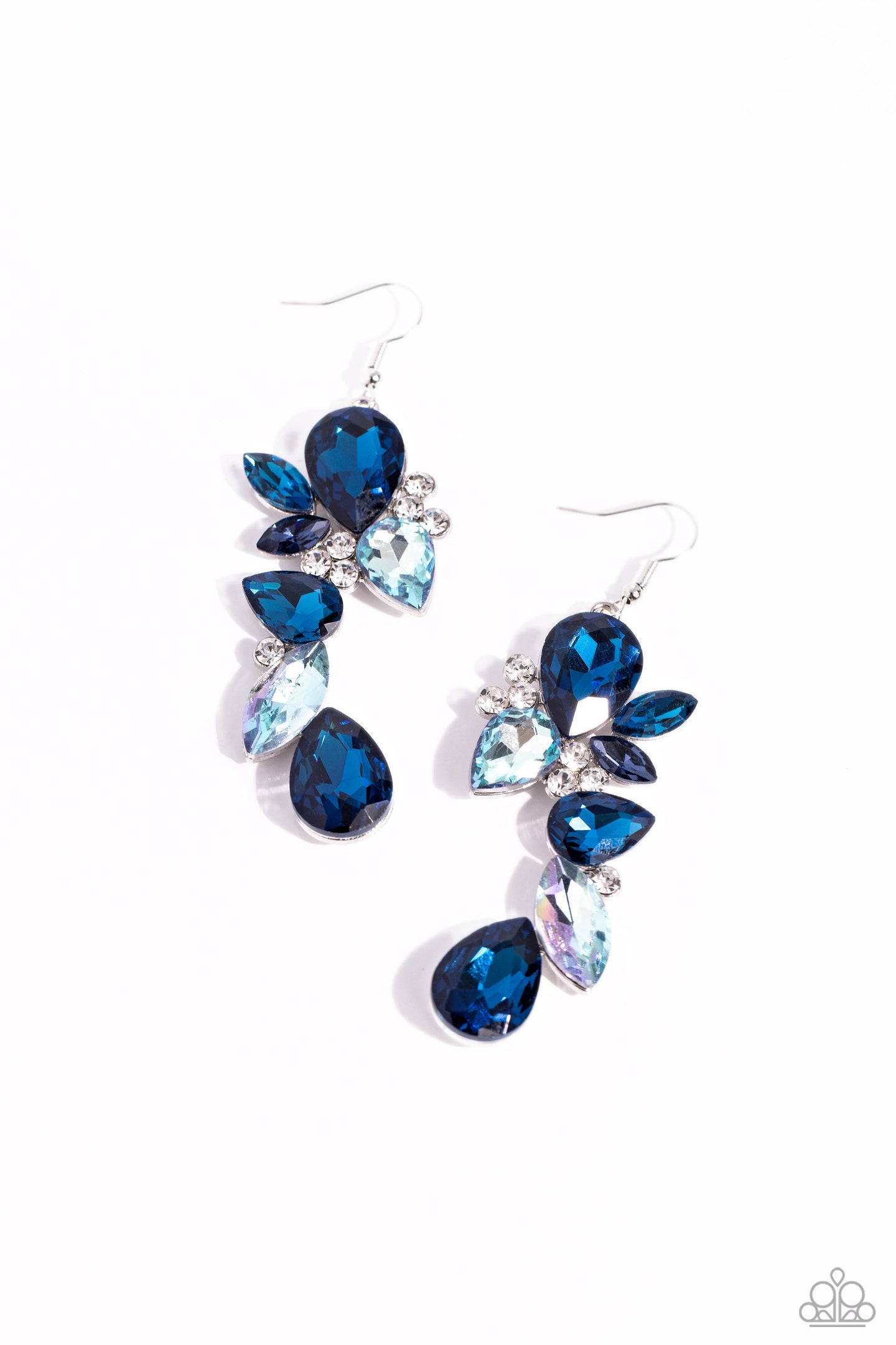 Fancy Flaunter - Blue earring D026