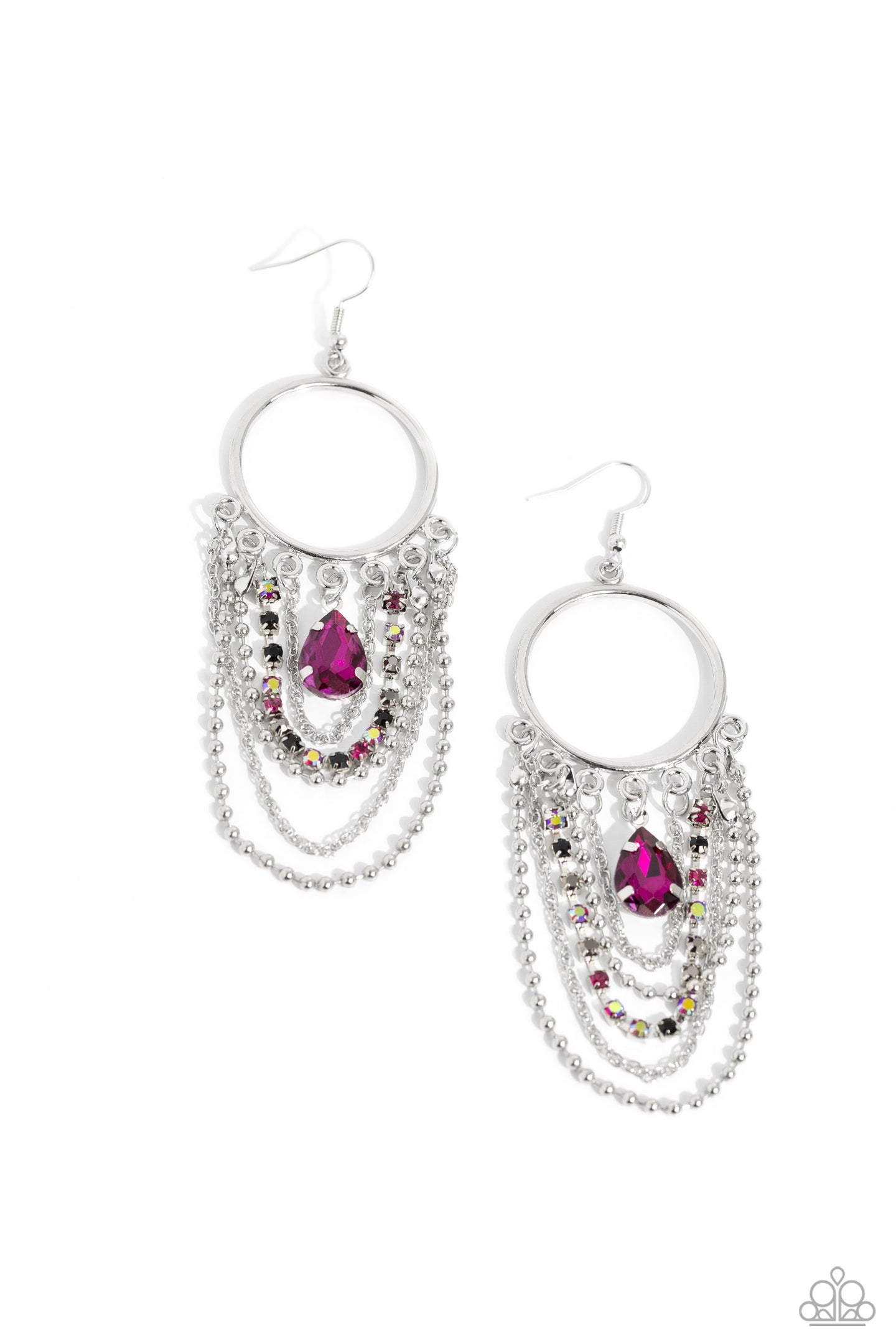 Cascading Clash - Multi earring B113