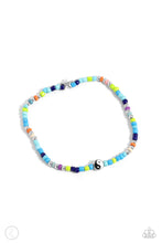 Load image into Gallery viewer, Seize the Shapes - Blue anklet A034
