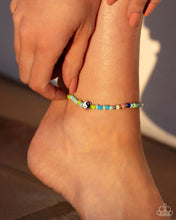 Load image into Gallery viewer, Seize the Shapes - Blue anklet A034
