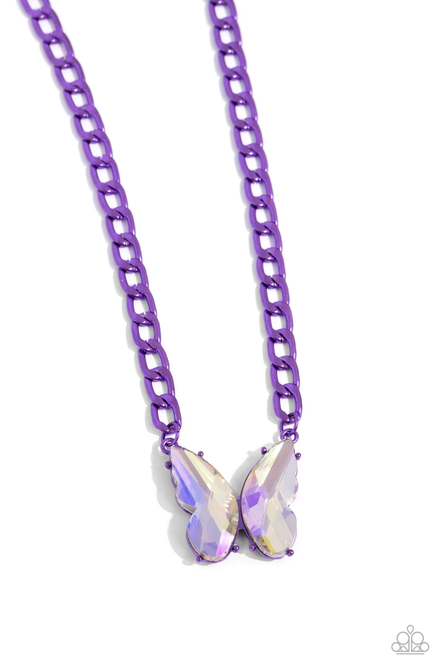 Fascinating Flyer - Purple necklace A077