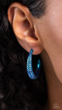 Load image into Gallery viewer, Obsessed with Ombré - Blue hoop earring G050
