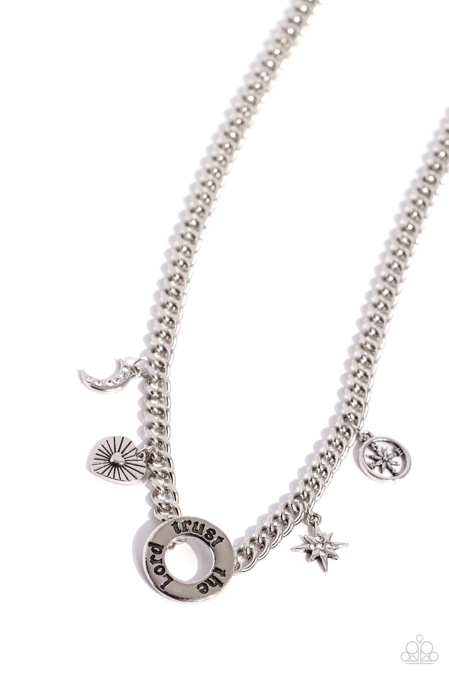 Trust in Miracles - White necklace E007