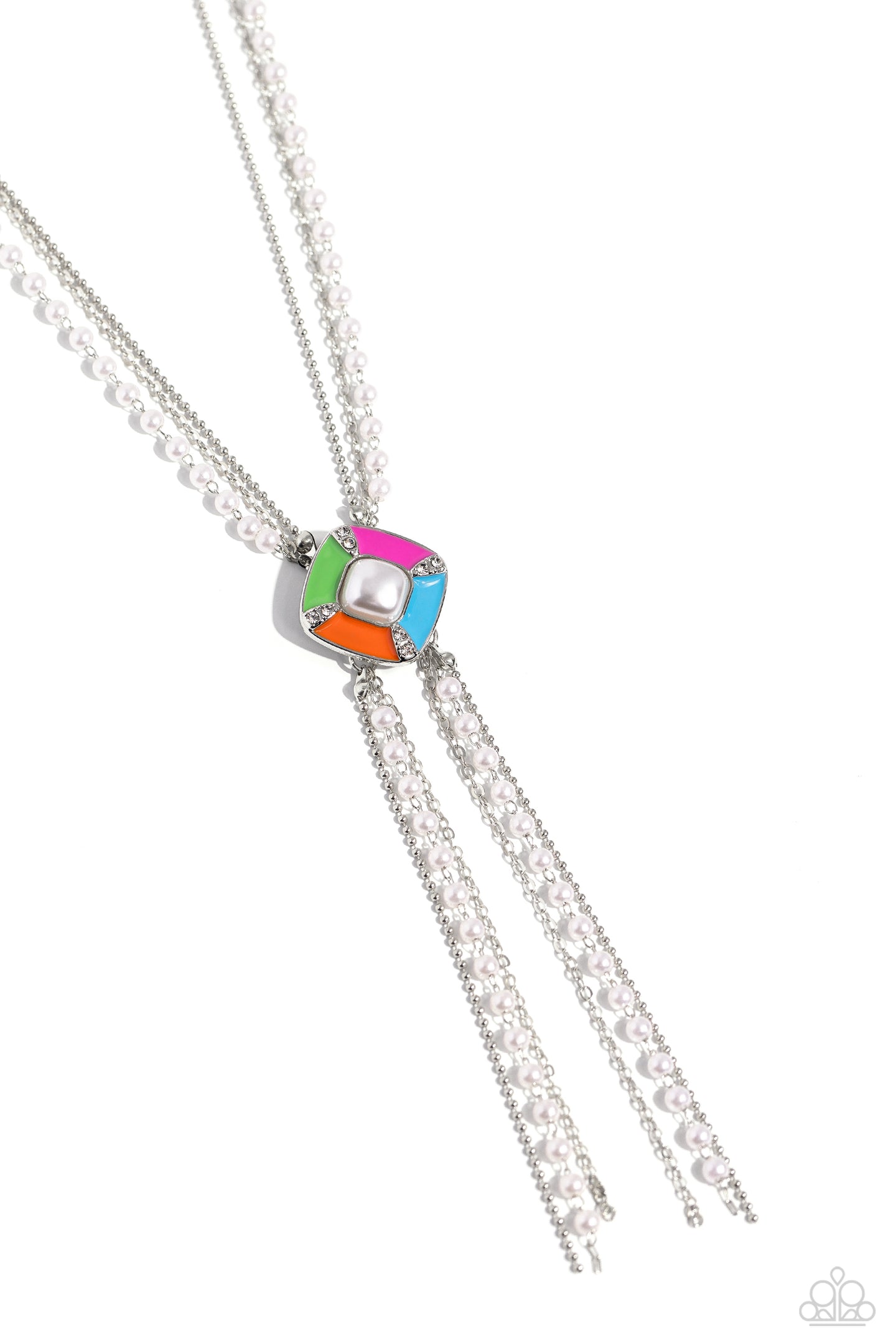 I Pinky SQUARE - Multi necklace E007
