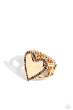 Load image into Gallery viewer, Smitten Shimmer - Gold ring E010
