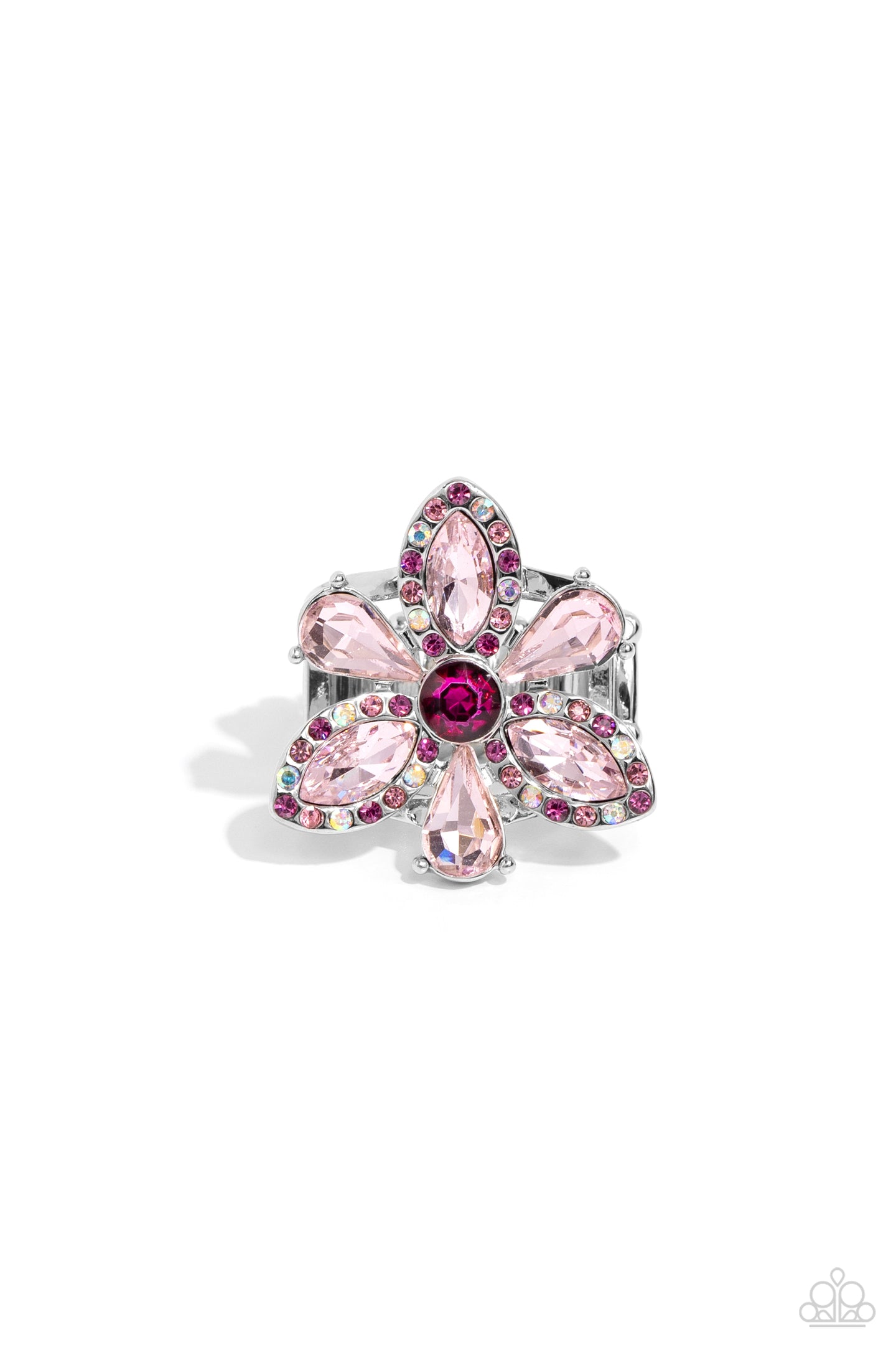 Blazing Blooms - Pink ring E016
