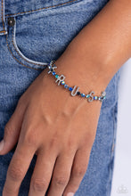 Load image into Gallery viewer, I Will Trust In You - Blue bracelet A004
