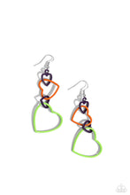 Load image into Gallery viewer, Cascading Crush - Multi earring E011
