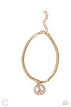 Load image into Gallery viewer, Pampered Peacemaker - Gold anklet E004
