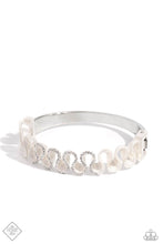 Load image into Gallery viewer, Scrunched Surety - White bracelet  NOV 2023 FF

