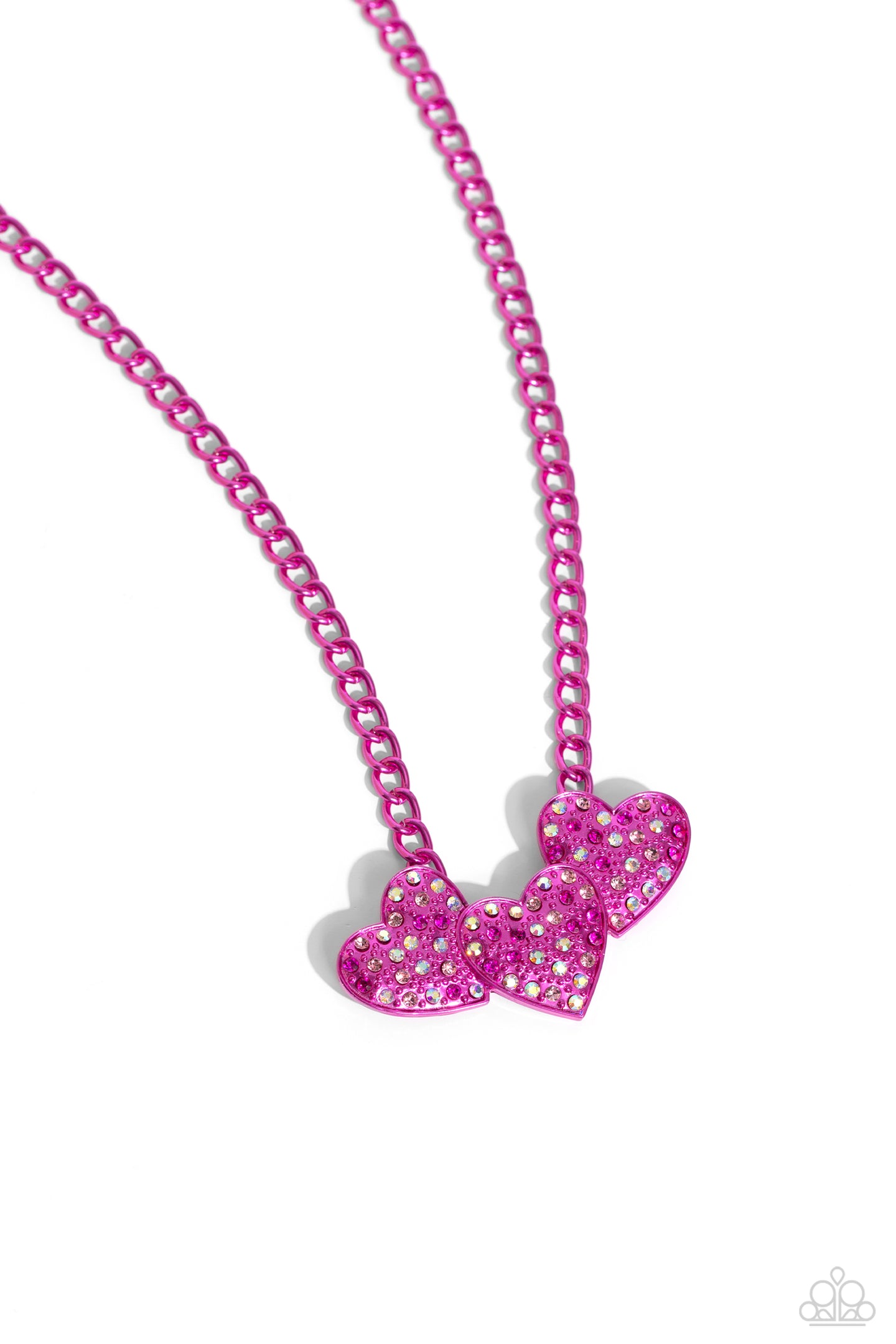 Low-Key Lovestruck - Pink necklace