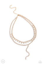 Load image into Gallery viewer, Champagne Night - Gold necklace E007
