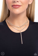 Load image into Gallery viewer, Champagne Night - Gold necklace E007
