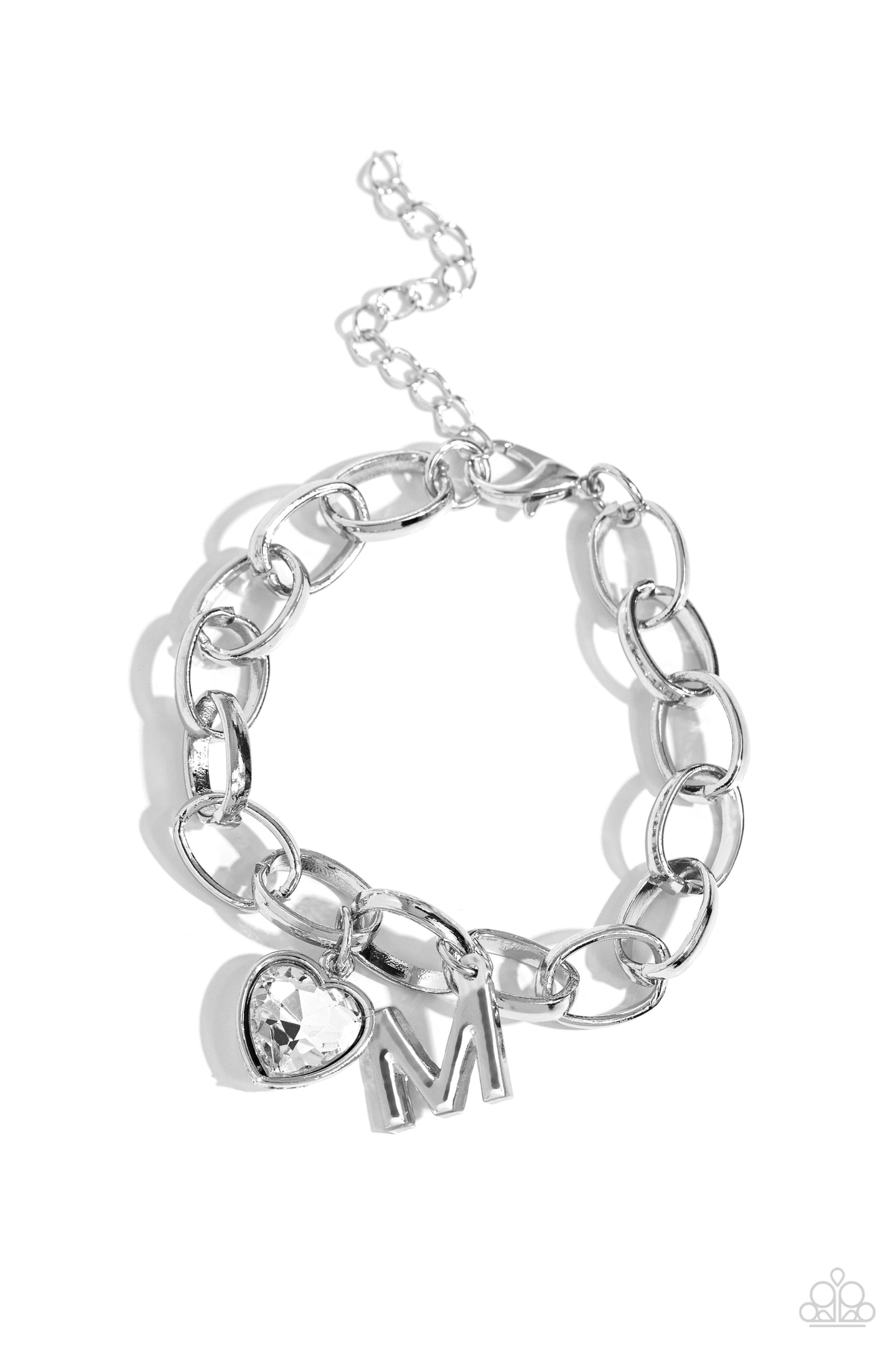 Guess Now Its INITIAL - White - M bracelet D043