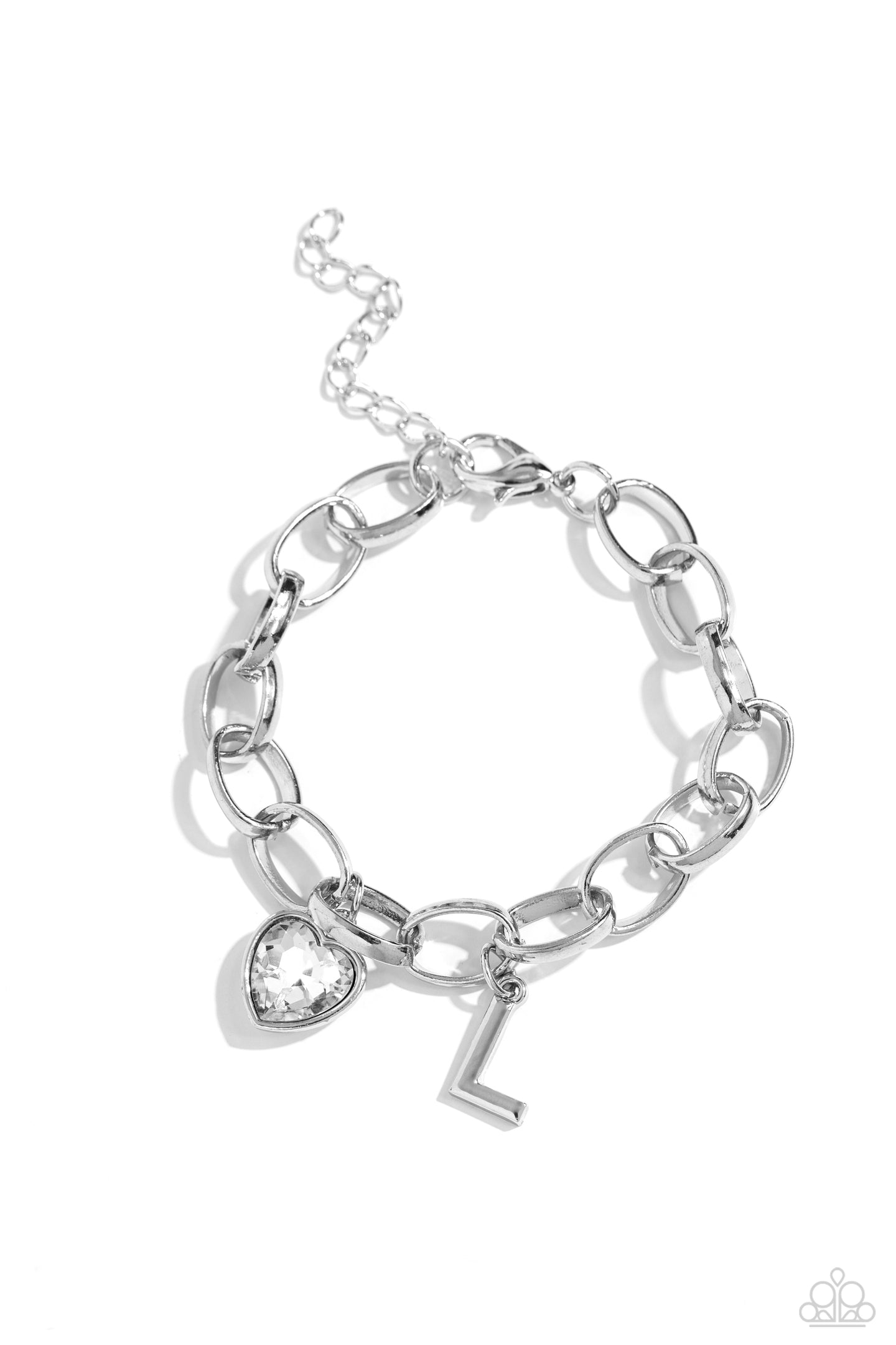 Guess Now Its INITIAL - White - L bracelet D007