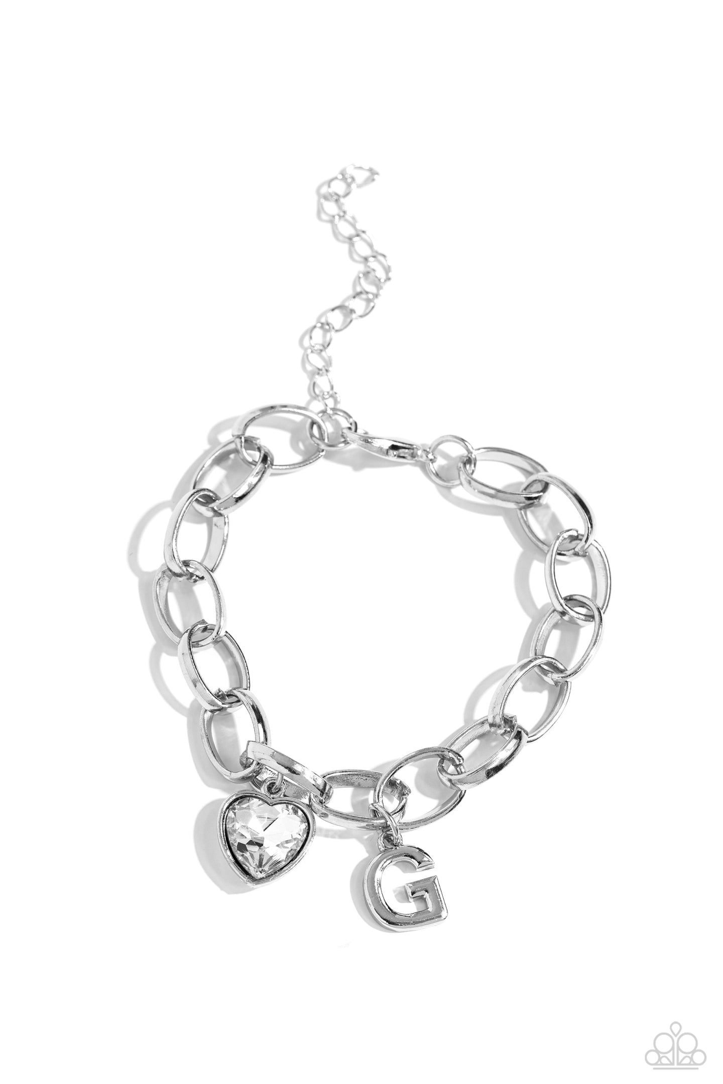 Guess Now Its INITIAL - White - G bracelet D050