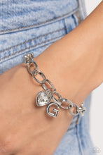Load image into Gallery viewer, Guess Now Its INITIAL - White - G bracelet D050
