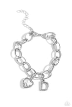 Load image into Gallery viewer, Guess Now Its INITIAL - White - D bracelet D045
