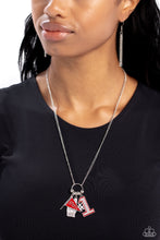 Load image into Gallery viewer, Cheering Section - Red necklace E065
