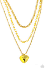Load image into Gallery viewer, Caring Cascade - Yellow necklace D026
