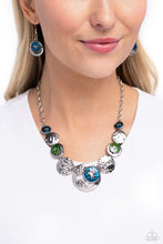 Load image into Gallery viewer, Dragonfly Design - Multi necklace E016
