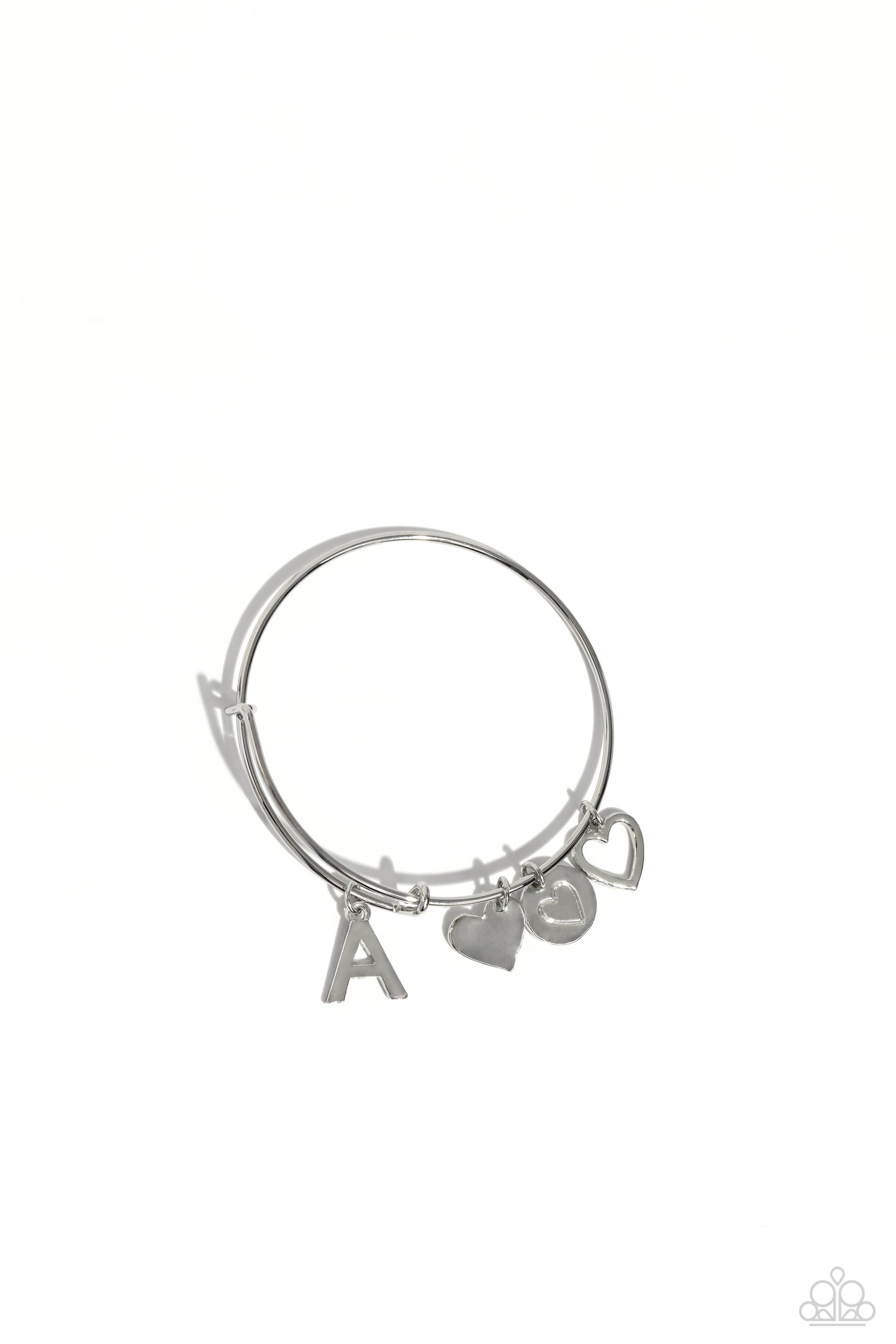 Making It INITIAL - Silver - A initial bracelet E015