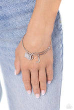 Load image into Gallery viewer, Making It INITIAL - Silver - J initial bracelet E016
