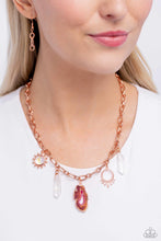 Load image into Gallery viewer, Geode Glam - Copper necklace C029
