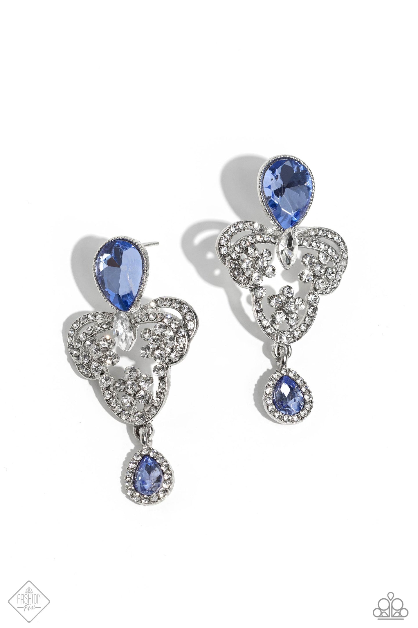 Giving Glam - Blue post earring FEB 2024 E015