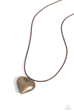 Load image into Gallery viewer, CORDED Love - Brass necklace A046(2)
