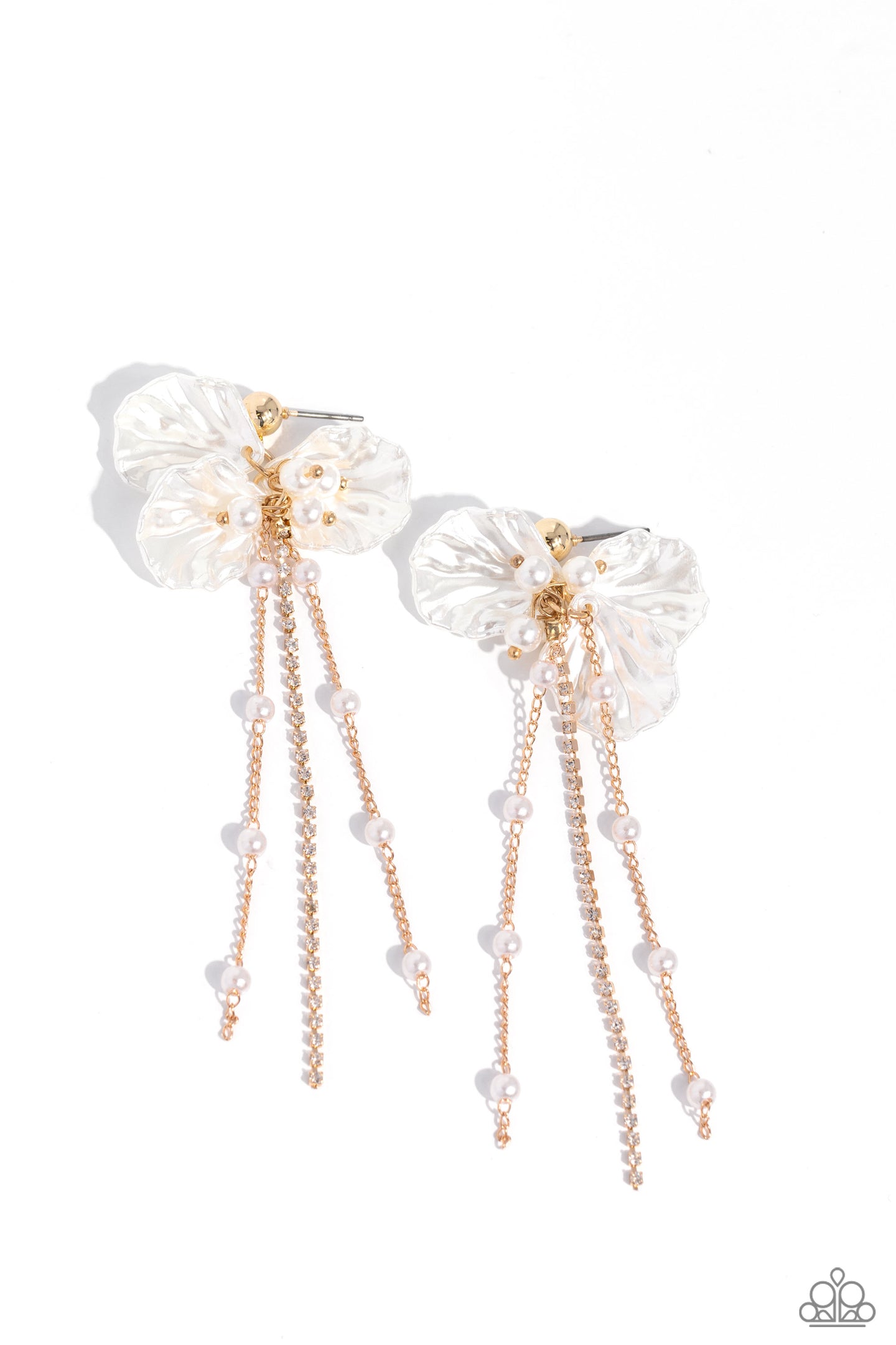Graceful Gesture - Gold  post earring B074