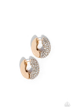 Load image into Gallery viewer, Combustible Confidence - Gold hoop earring B126
