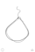 Load image into Gallery viewer, Glistening Gauge - Silver anklet E007
