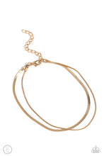 Load image into Gallery viewer, Glistening Gauge - Gold anklet A094
