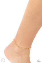 Load image into Gallery viewer, Starry Swing Dance - Gold anklet E013
