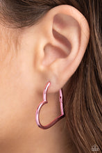Load image into Gallery viewer, Loving Legend - Pink hoop earring A088
