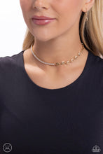 Load image into Gallery viewer, Dream Duo - gold choker E004

