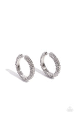 Load image into Gallery viewer, Glowing Praise - White hoop earring A040
