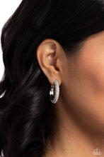 Load image into Gallery viewer, Glowing Praise - White hoop earring A040
