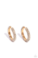 Load image into Gallery viewer, Glowing Praise - Gold hoop earring G048
