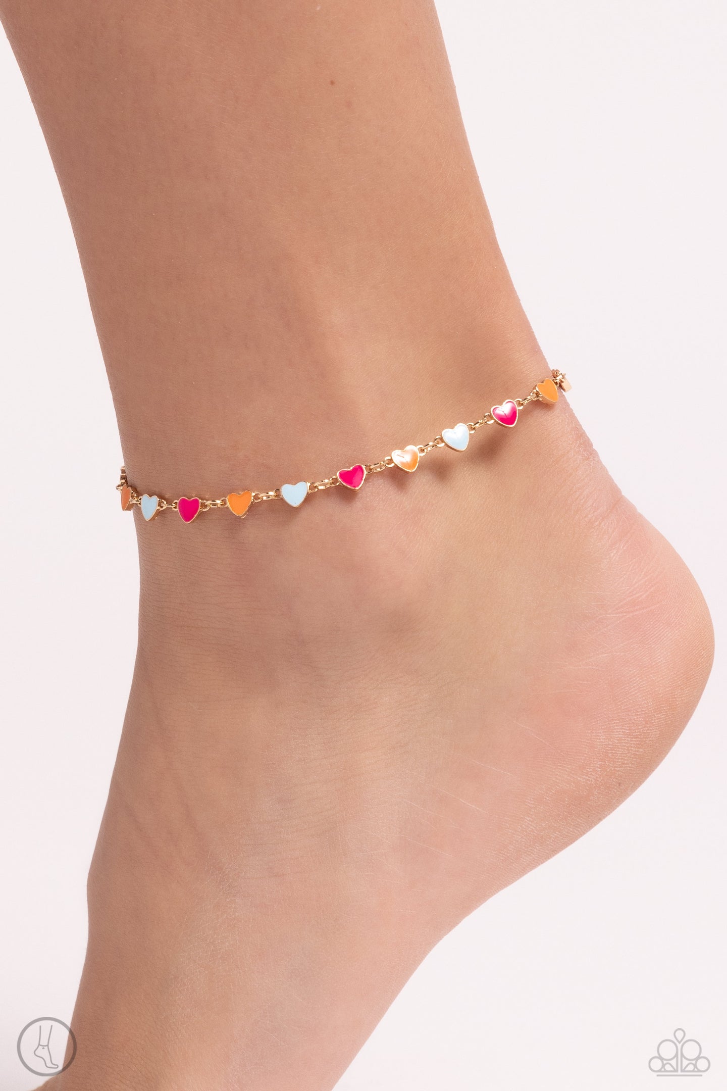 Dancing Delight - multi (pink) anklet E017
