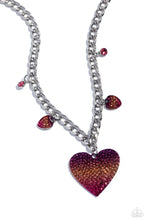 Load image into Gallery viewer, For the Most HEART - Pink necklace E013
