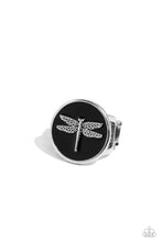 Load image into Gallery viewer, Debonair Dragonfly - Black ring 569
