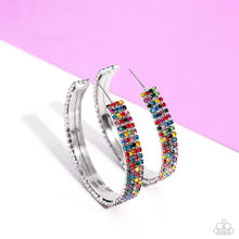 Load image into Gallery viewer, Stacked Symmetry - Multi hoop earring EMP EXCLUSIVE E017/E081
