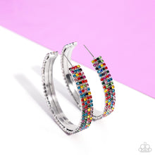Load image into Gallery viewer, Stacked Symmetry - Multi hoop earring EMP EXCLUSIVE
