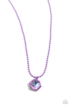 Load image into Gallery viewer, Sprinkle of Simplicity - Purple necklace A102
