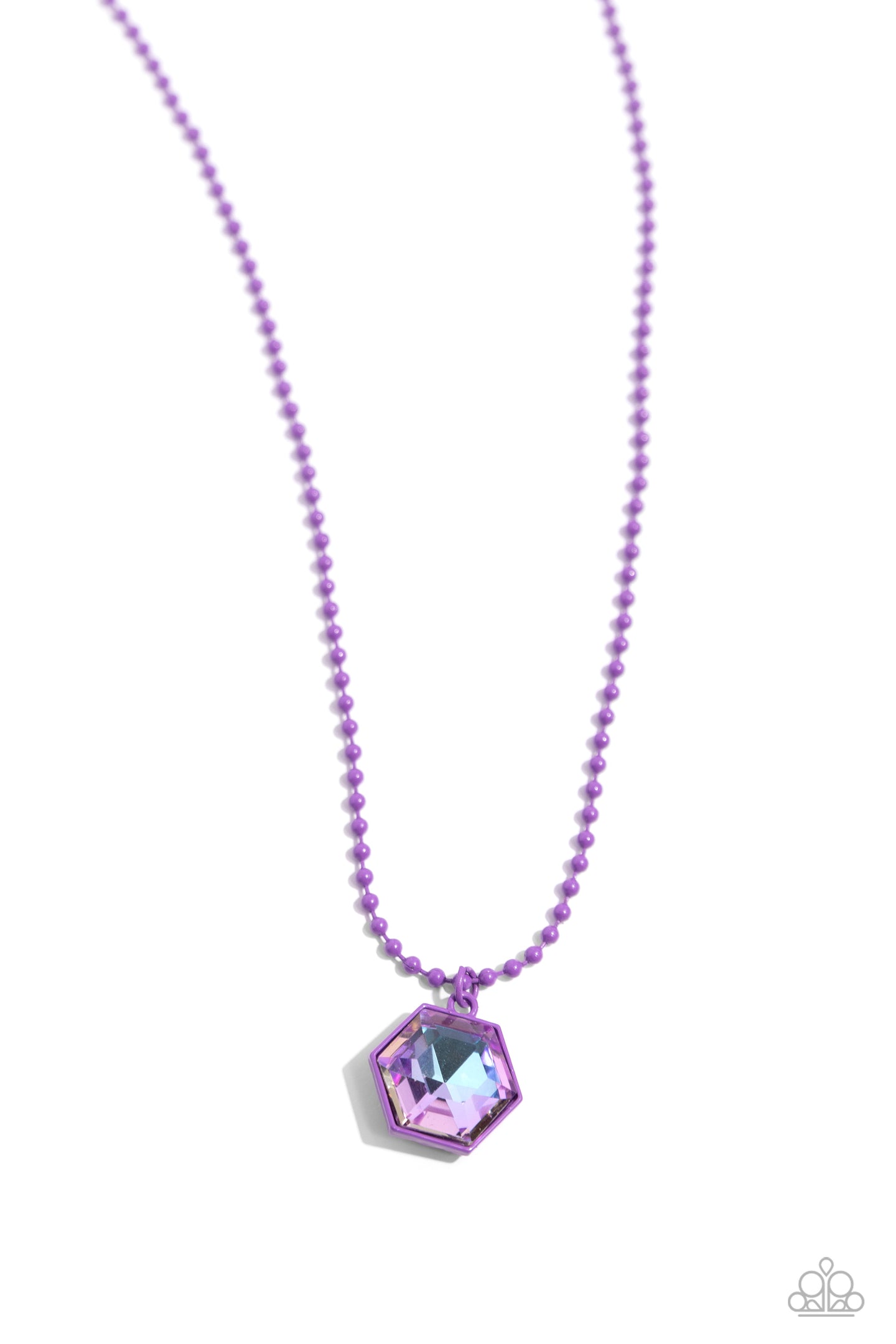 Sprinkle of Simplicity - Purple necklace A102