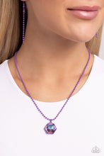 Load image into Gallery viewer, Sprinkle of Simplicity - Purple necklace A102
