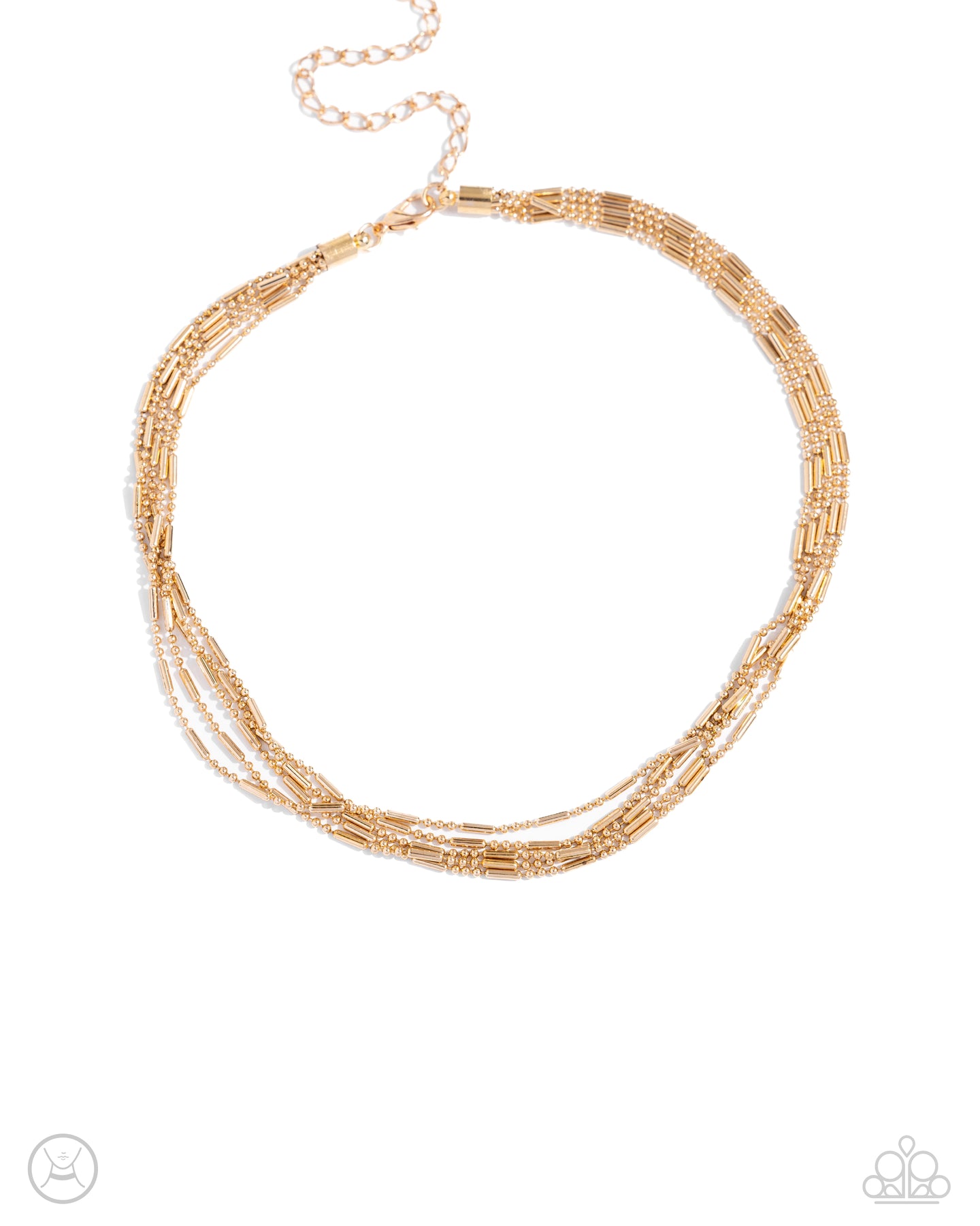 Monochromatic Marvel - Gold necklace E014