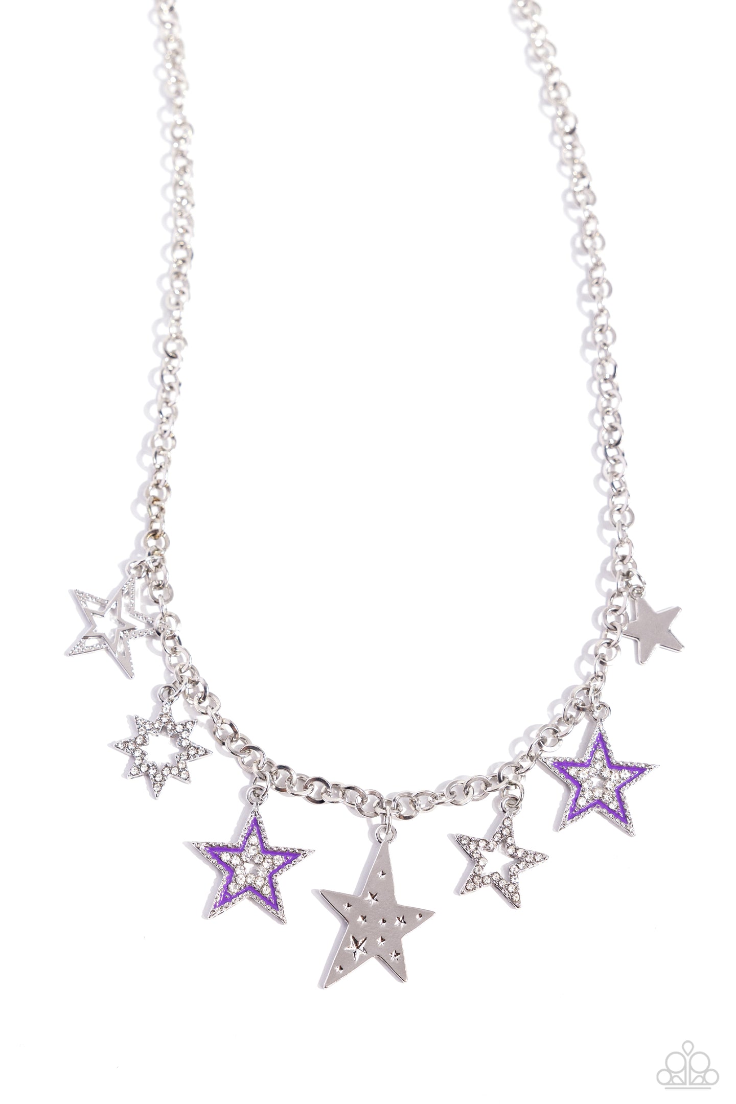 Starstruck Sentiment - Purple necklace E010